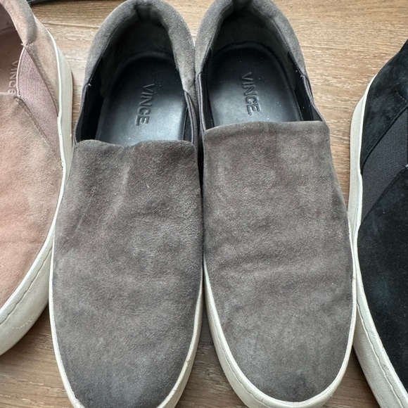 Vince Women’s Suede Slip-On Loafers - Black, Brown, Tan, Cream, Burgundy - Picture 5 of 6